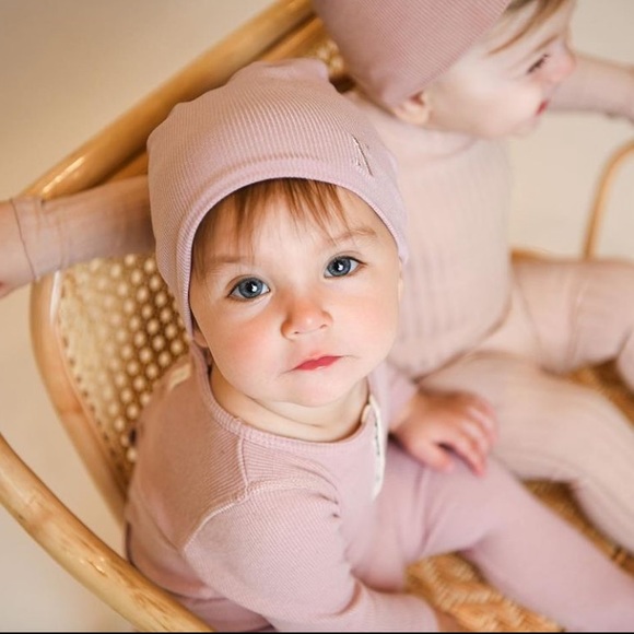 CUSTOM HAT SET Baby Butter Soft Ribbed Beanie Hat Luxury Nicessories - Picture 10 of 12